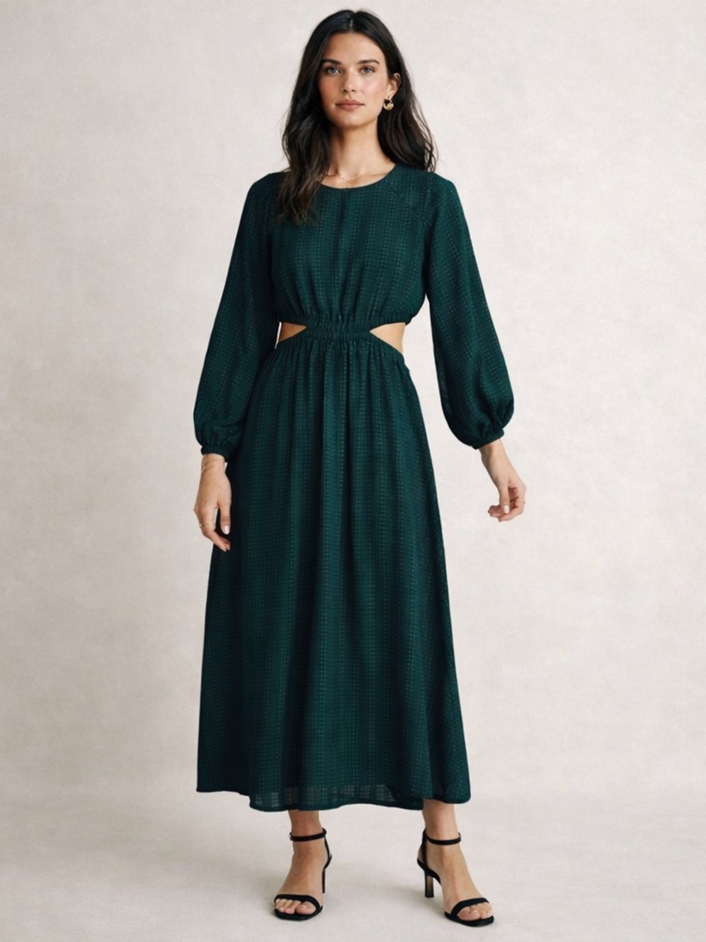 Madewell Midi Cut Out Dress Size Small